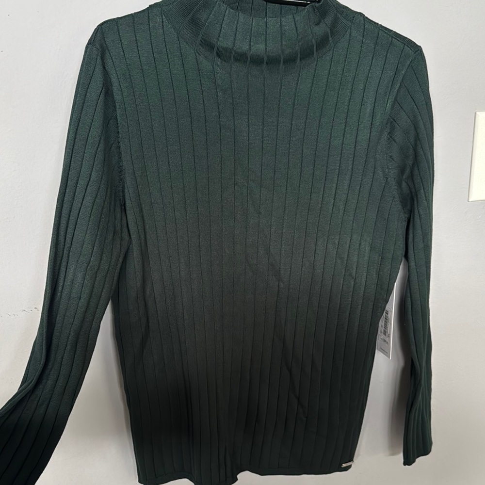 Calvin Klein Green Turtleneck Sweater